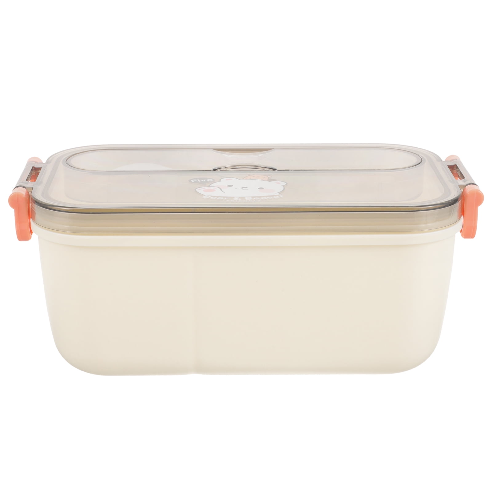 Compartmented Plastic Lunch Box Cute Boxes Heated Lunchbox for Adults
