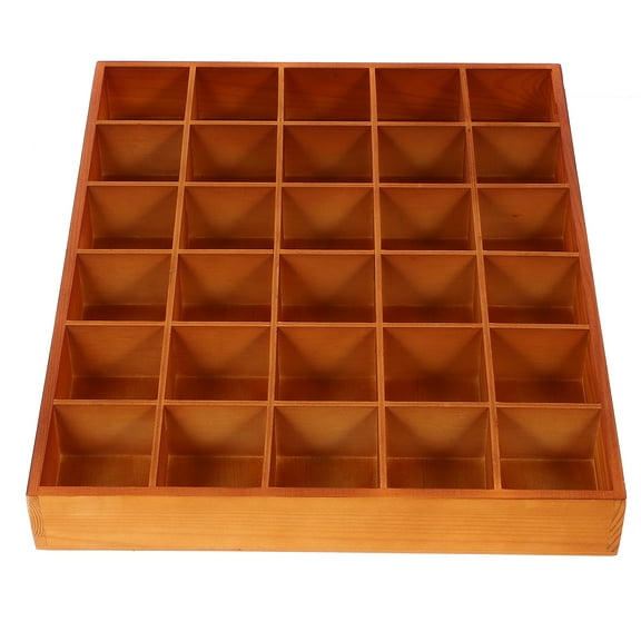 Compartments Wooden Box Wooden Storage Divider Box Display Box Organization Holder