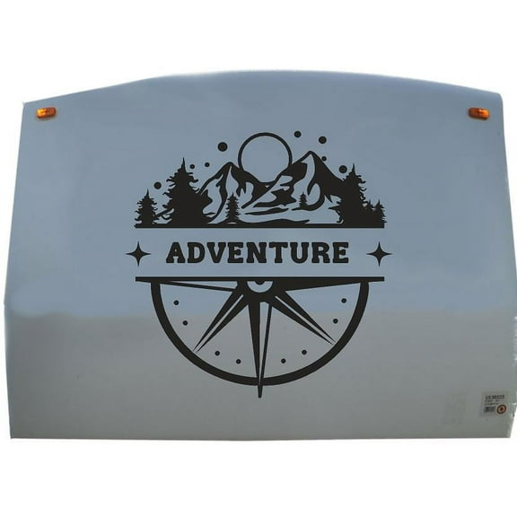 Compass Adventure Camper Trailer Decals Replacement Stickers Large 05