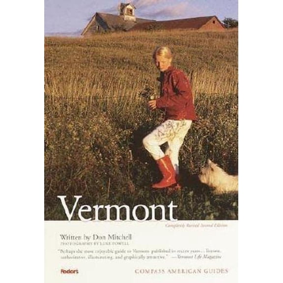 Pre-Owned Compass American Guides: Vermont, 2nd Edition (Full-color Travel Guide) (Paperback) 0676901395 9780676901399