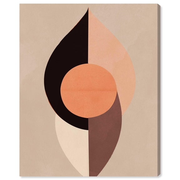 Compass Canvas Modern Midcentury by Art Remedy, Gallery Wrapped, 30" x 36"