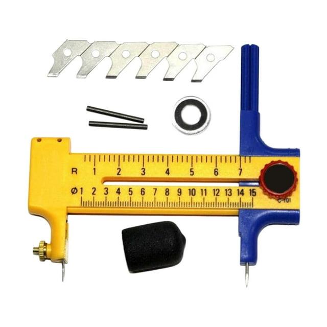 Compass Circle Cutter, Fabric Circle Cutter for Paper Crafts, Circular Cutter, Cutting Compass