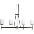 thumbnail image 1 of Compass Collection Four-Light Linear Chandelier, 1 of 4