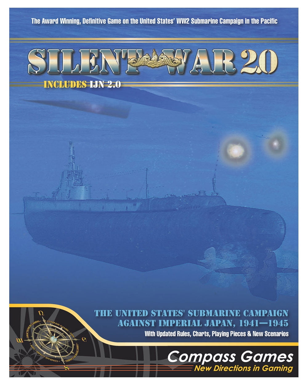 Compass Games Silent War and IJN Deluxe Edition