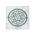 thumbnail image 1 of Compass Head Scarf, Sun Center Navigation Art, Head Wrap, 3 Sizes, by Ambesonne, 1 of 2