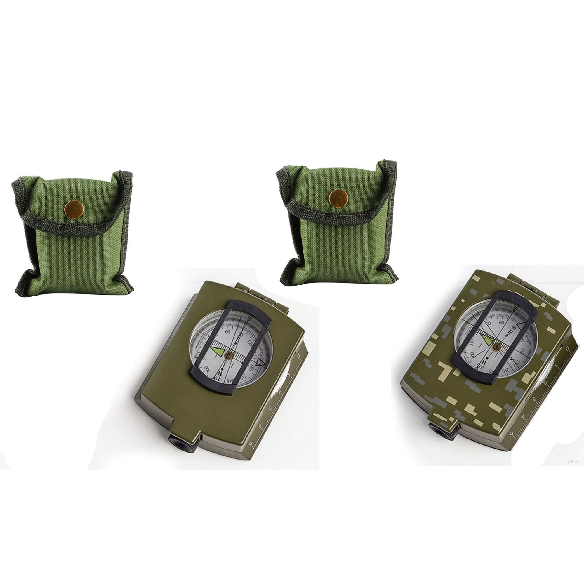 Waterproof Shockproof Military Compass For Hiking, Climbing, Biking & Outdoor Adventures
