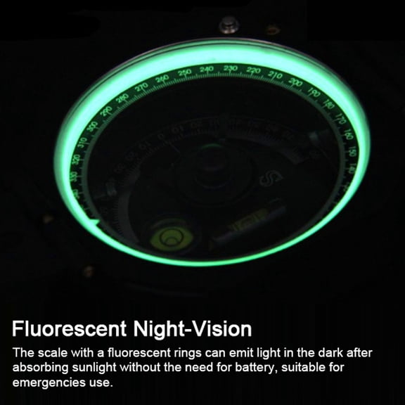 Compass,Inclinometer Adventure S Waterproof Inclinometer Surl Laoshe Portable Iuppa Black