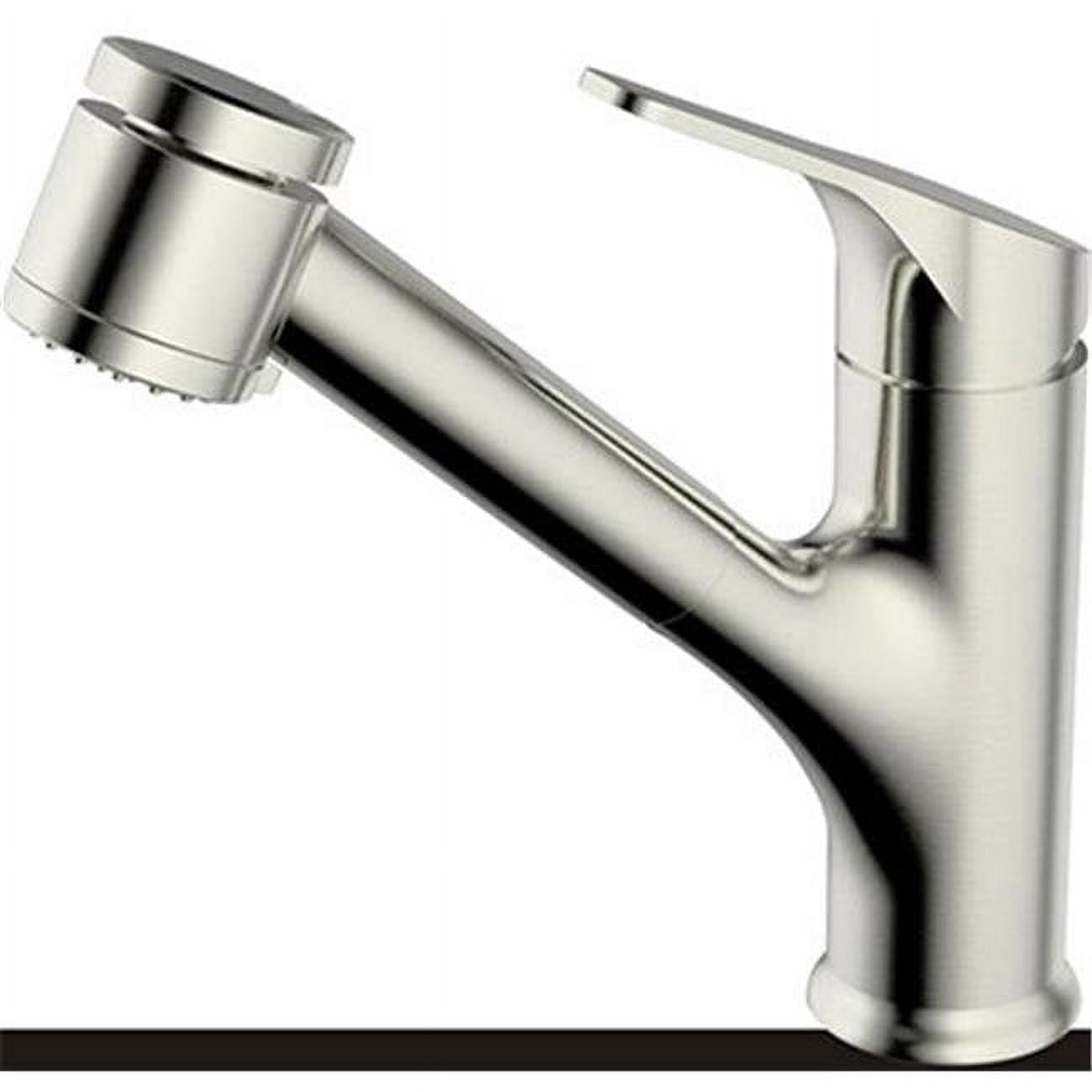 Compass International C5129BN Pull Out Kitchen Faucet, Brushed Nickel ...