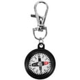 thumbnail image 1 of Compass Keychain Small Ring Hiking Fob on Foot Water Proof for Survival Travel Abs, 1 of 1