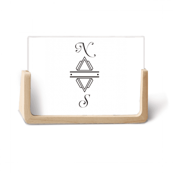 Compass Line End Art Deco Fashion Photo Wooden Photo Frame Tabletop Display