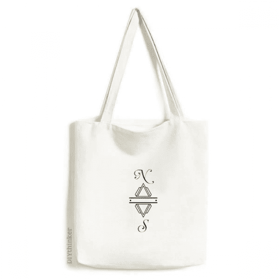 Compass Line End Art Deco Fashion Tote Canvas Bag Shopping Satchel Casual Handbag