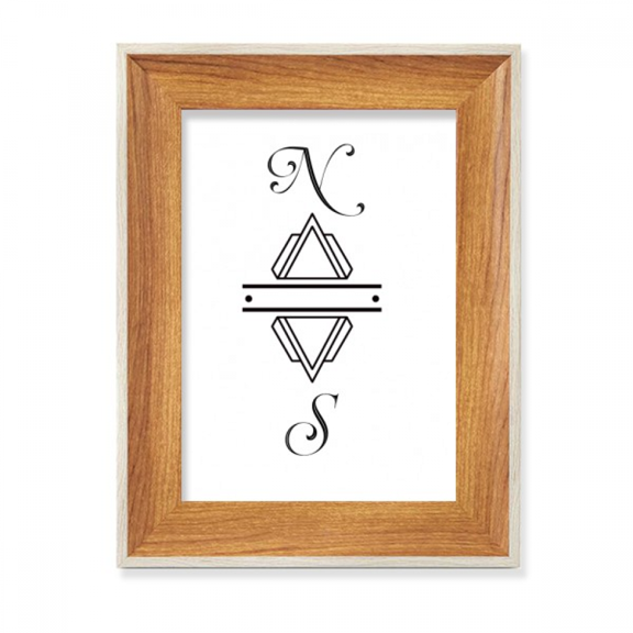 Compass Line End Desktop Wooden Photo Frame Display Picture Art Painting Multiple Sets