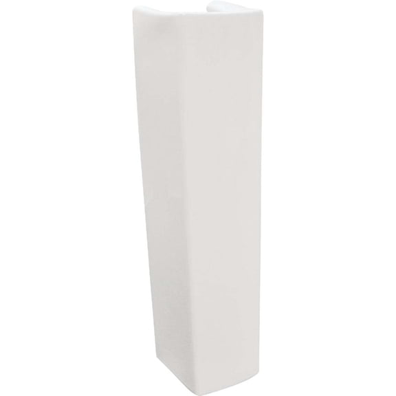Compass Manufacturing LEHI White Vitreous China Pedestal Sink Base