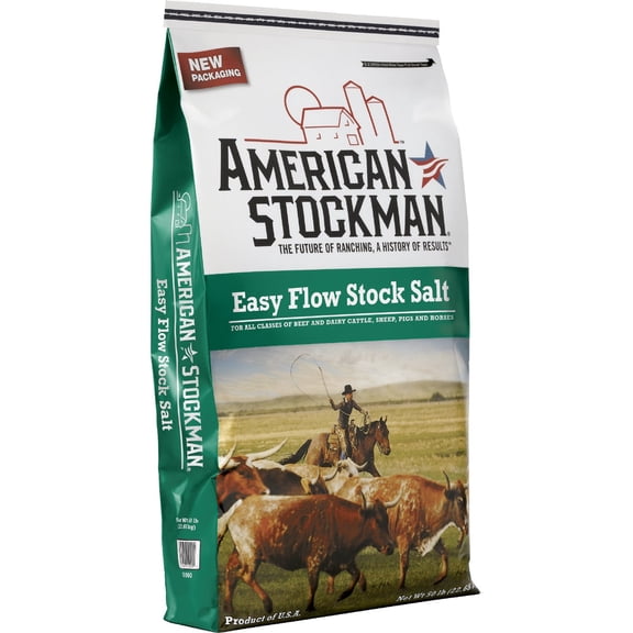 Compass Minerals American Stockman Easy Flow Stock Salt - Pack of 6