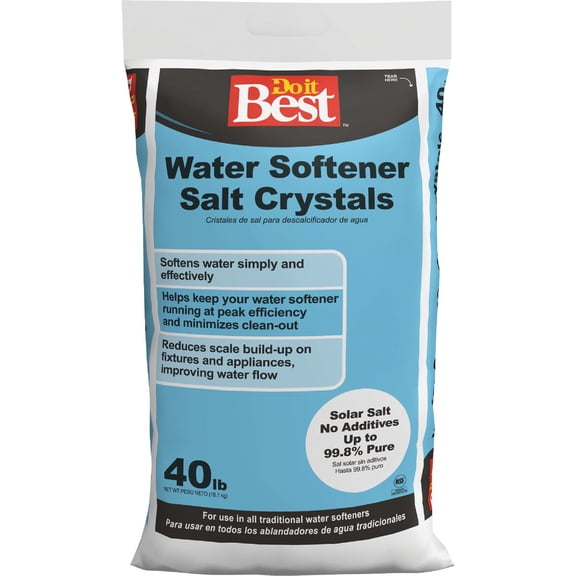 Compass Minerals Do it Best Extra Coarse Water Softener Salt - Pack of 8
