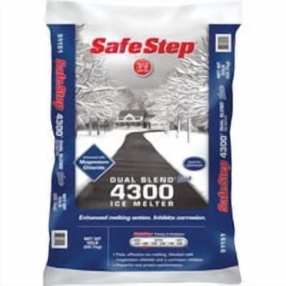 Compass Minerals Safe Step Dual Blend Blue 4300 Ice Melt - Pack of 3
