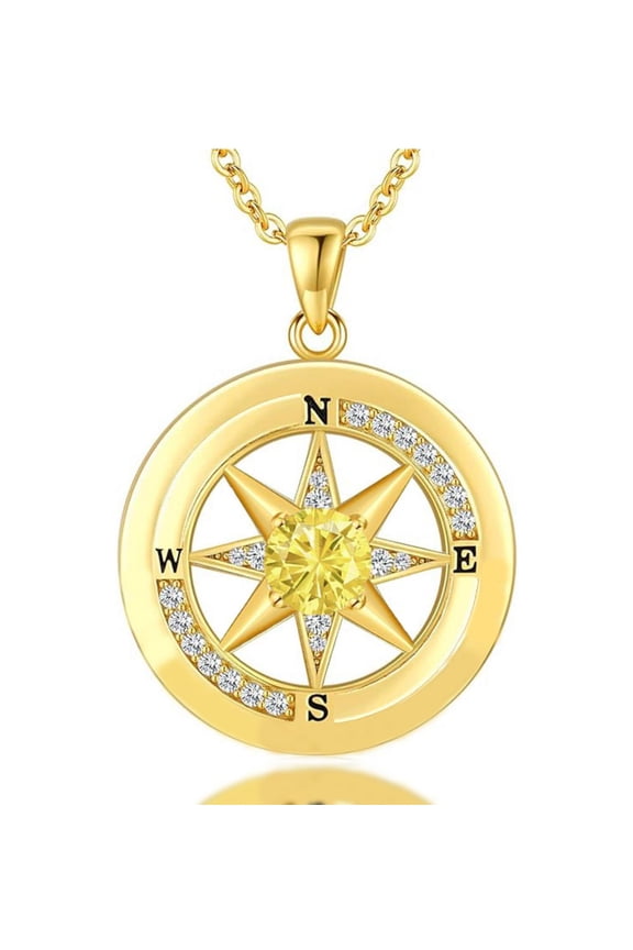 Compass Necklace, Compass Jewelry Women Wedding Anniversary