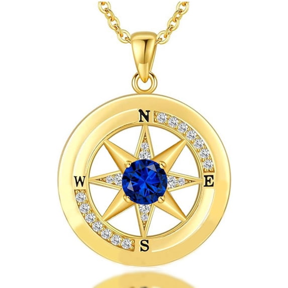 Compass Necklace, Compass Jewelry Women Wedding Anniversary, Girlfriend Birthday Gifts for Her, I'd be Lost without You Necklace