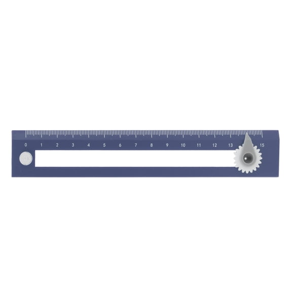 Compass Ruler, Clear Scale Measure Ruler For Student Blue