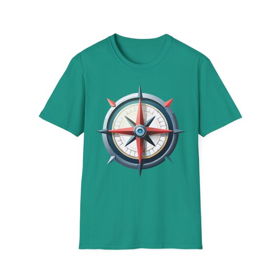 Compass T Shirt, Compass Shirt, Shirt with Compass, Navigator Shirt