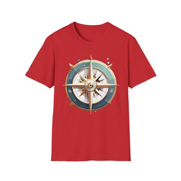 Compass T Shirt, Compass Shirt, Shirt with Compass, Navigator Shirt