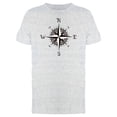 thumbnail image 1 of Compass Wind Rose Tattoo Style T-Shirt Men -Image by Shutterstock, Male Large, 1 of 2