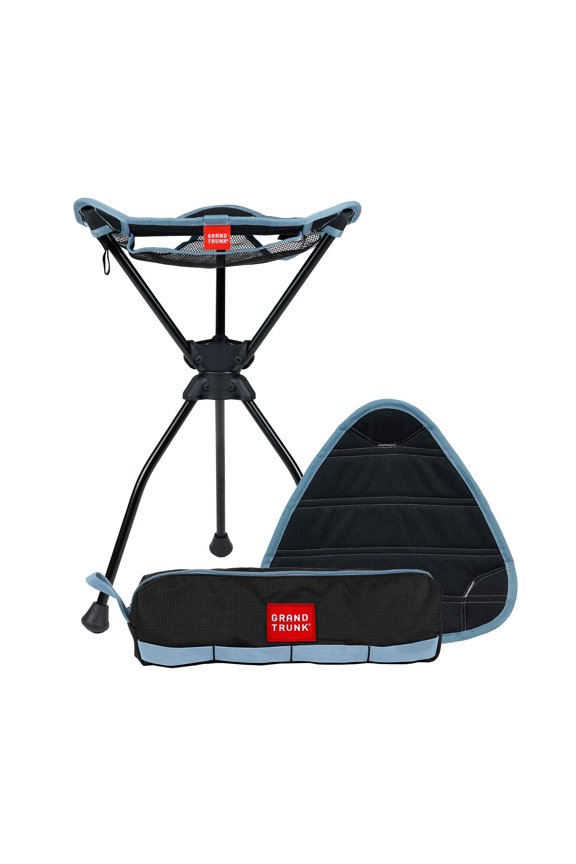 Compass XT Chair – Extra-Tall 360° Swivel Stool, 20" Seat Height, 260 lb Capacity, Lightweight & Packable for Camping, Fishing & Outdoor Use