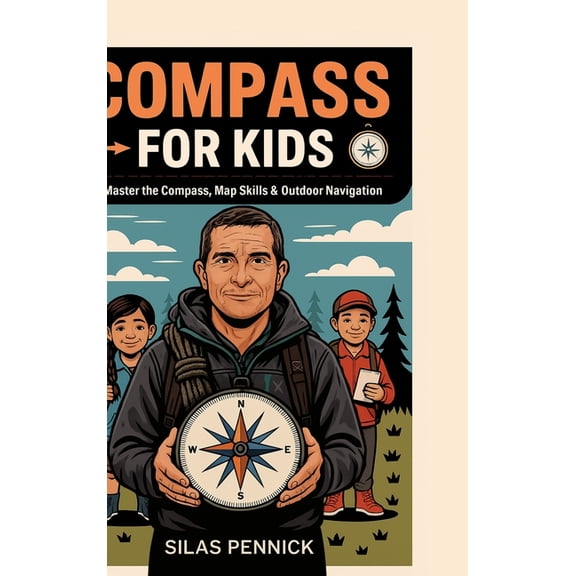 Compass for Kids: Master the Compass, Map Skills & Outdoor Navigation, (Hardcover)