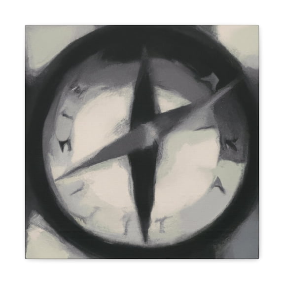 "Compass in Abstraction" - Canvas