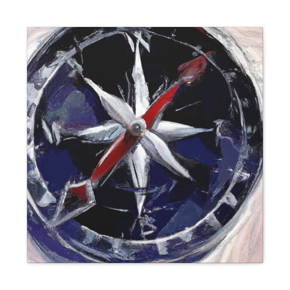 "Compass in Hyperreality" - Canvas