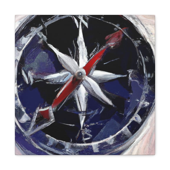 "Compass in Hyperreality" - Canvas