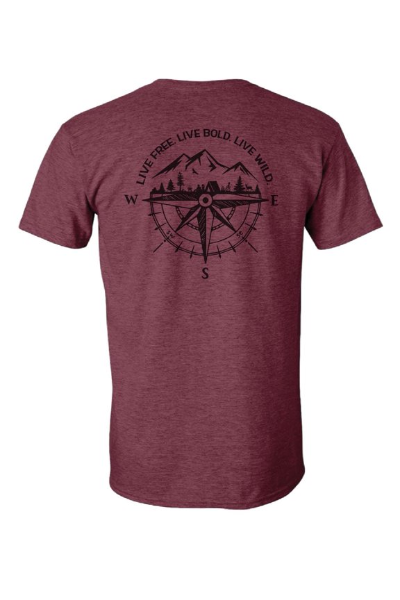 Men's Compass Hiking Short Sleeve T-Shirt