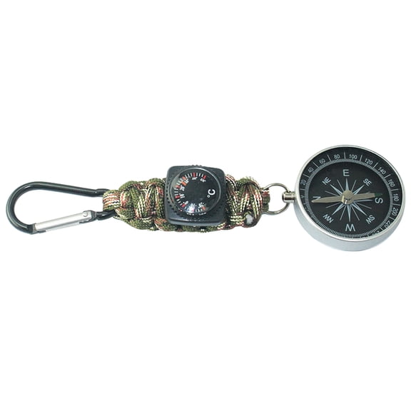 Compasses Keychains Pocket Size Hook Compasses Carabiner for Camping Hiking Backpacking, Survival