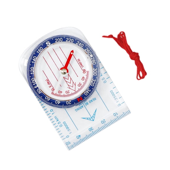 Compasses for Backpacking Camping, Navigation Baseplate Map Compasses with Scale Ruler Accurate Orienteering Base Plate