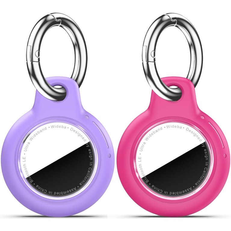 6 Pack Waterproof Silicone Cases With Keychain For Moto Tag & AirTag - Anti-Scratch Protective Holder