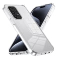 thumbnail image 1 of Compatiable with Samsung Galaxy A13 4G Case Clear, Transparent Crystal Shockproof Phone Case, Slim Anti-Scratch Hard PC + Soft TPU Back Protective Cover Bumper Non-Slip Design, Clear, 1 of 8