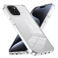 thumbnail image 1 of Compatiable with iPhone 15 Case Clear, Transparent Crystal Shockproof Phone Case, Slim Anti-Scratch Hard PC + Soft TPU Back Protective Cover Bumper Non-Slip Design For iPhone 15, Clear, 1 of 8