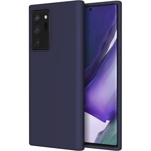 Compatibble with Galaxy Note 20 Ultra 5G Case Liquid Silicone Case Soft Silicone Gel Rubber Bumper Slim Shockproof Protective Phone Case for Samsung Note 20 Ultra