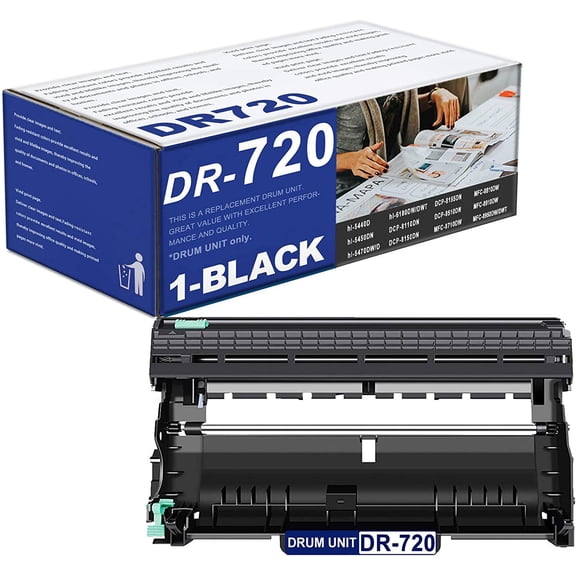 Compatible 1 Pack DR-720 DR720 Drum Unit Replacement for Brother hl-5440D 5450DN Printer