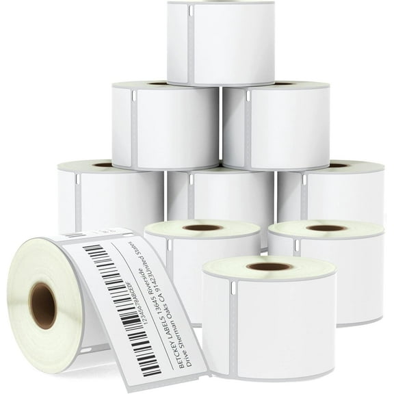 Compatible 2-5/16" x 4" Perforated Shipping Labels for Label Printers, 10 Rolls/3000 Labels