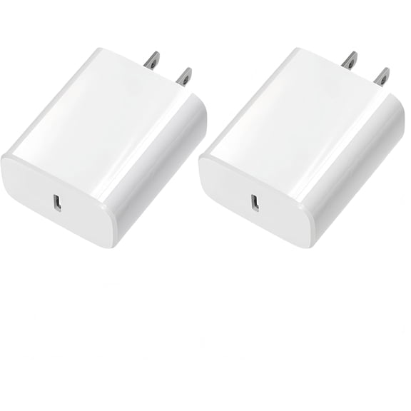 Compatible for 2-Pack 20W USB C Fast Charger Block for Samsung Galaxy Tab A9+ A8 S11 S10+ S9+ S25 Ultra S24 FE A36 A16 A15, iPad Air Mini Pro, Type C Wall Adapter