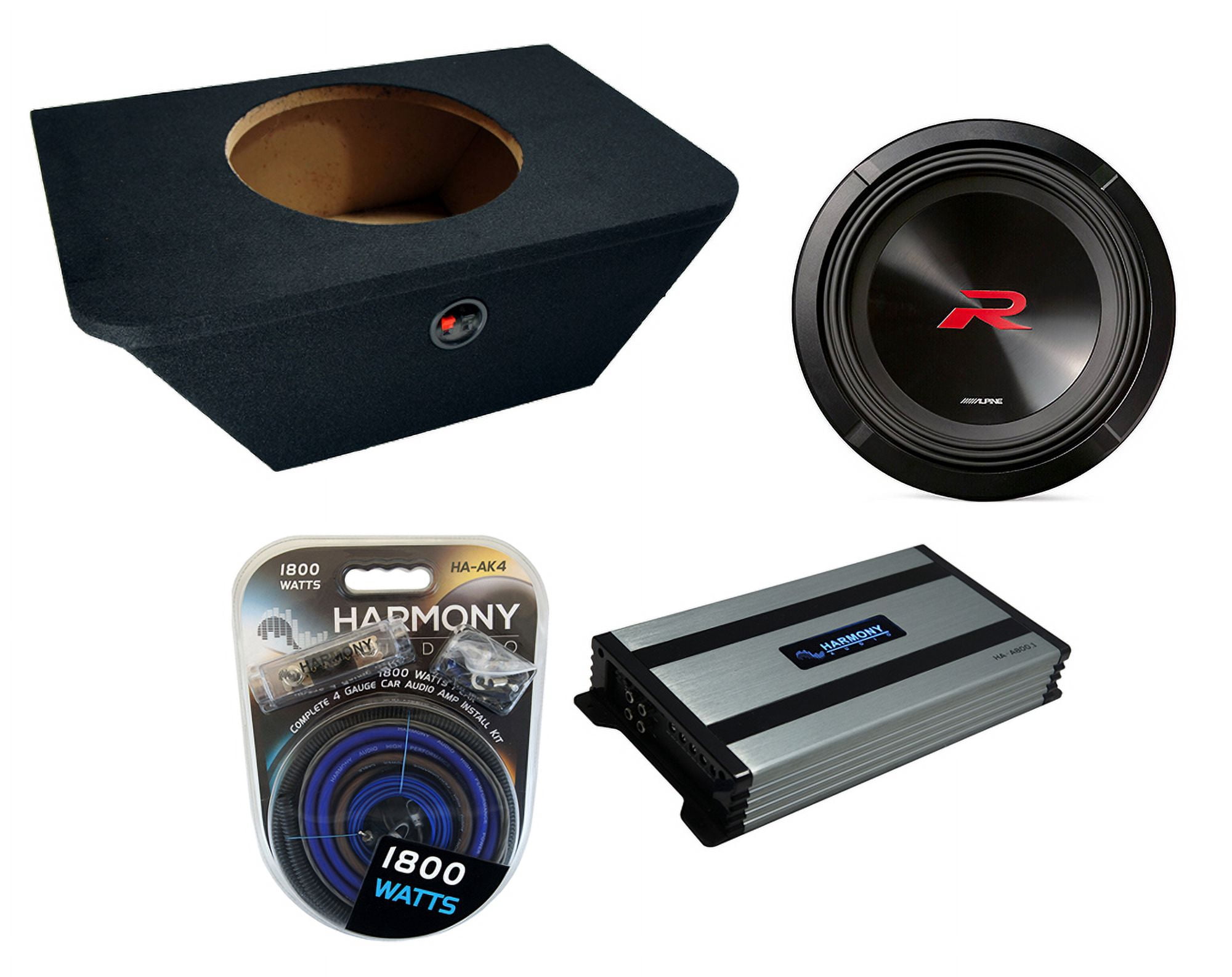R2 Subs Compatible with 2000-2009 Honda S2000 Custom Fit Alpine Bundle Next ...