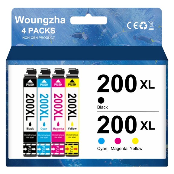 Compatible 200XL T200XL Ink Cartridges for WF-2520 WF-2530 WF-2540 XP-200 XP-300 XP-400