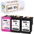 thumbnail image 1 of Compatible 305 XL Ink Cartridges Replacement for HP DeskJet 2710 2720 Series DeskJet Plus 4110 4120 4130 Series Envy 6010 6020 6030 Series Envy Pro 6420 6430 Series 2 Black 1 Color, 1 of 7