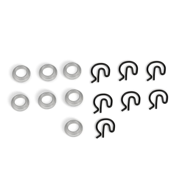 Compatible with 3327302 Manual Transmission Steel Shifter Bushing Repair Kit, w/ Spring Clips & Wave Washer, Fits for Chevy Silverado GMC Sierra 1500 2500 3500, Replaces OEM# 3327302