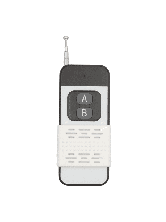 Compatible 433MHz Long Range Wireless Remote Control Transmitter Keychain, 2-Button 1527 Learning Code Remote, Up to 200m Transmission Distance