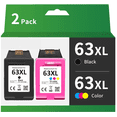 thumbnail image 1 of Compatible 63XL 63 XL High Yield Ink Cartridge Replacement for HP OfficeJet 3830 4650 5200 5255 Envy 4520 4512 4513 Deskjet 1110 1112 2130 Printer, 1 of 5