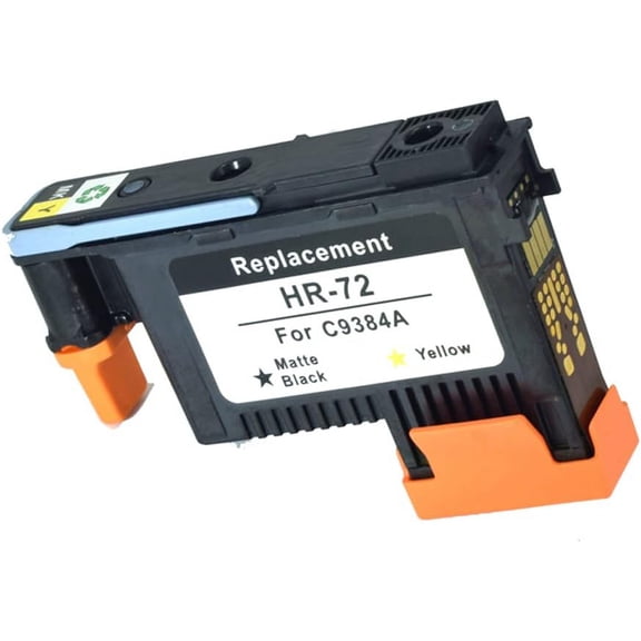 Compatible 72 Printhead Printer Head Replacement for T610 T620 T770 T790 T1100 T1120 1200 T1300 T2300 New Updated Chips (MK/Y)