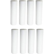 Compatible with 8-Pack Replacement GE GXWH04F Polypropylene Sediment Filter - Universal 10-inch 5-Micron Cartridge for GE HOUSEHOLD PRE-FILTRATION SYSTEM
