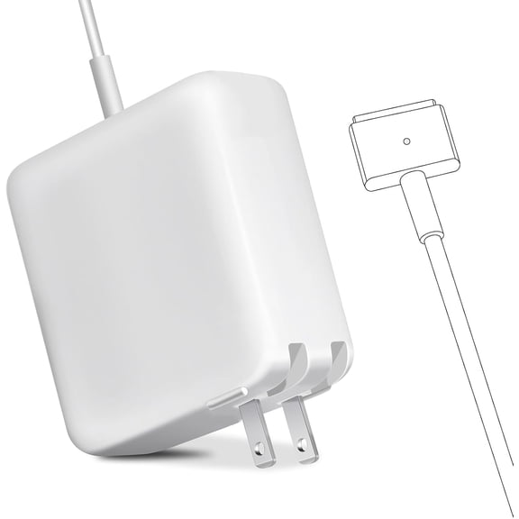 Compatible with 85W Mac Book Pro Charger, Replacement AC 85w 2T-Tip Connector Power Adapter,Laptop Charger Compatible with MacBook pro & Mac Book Pro 13 inch-15 inch Retina After Mid 2012